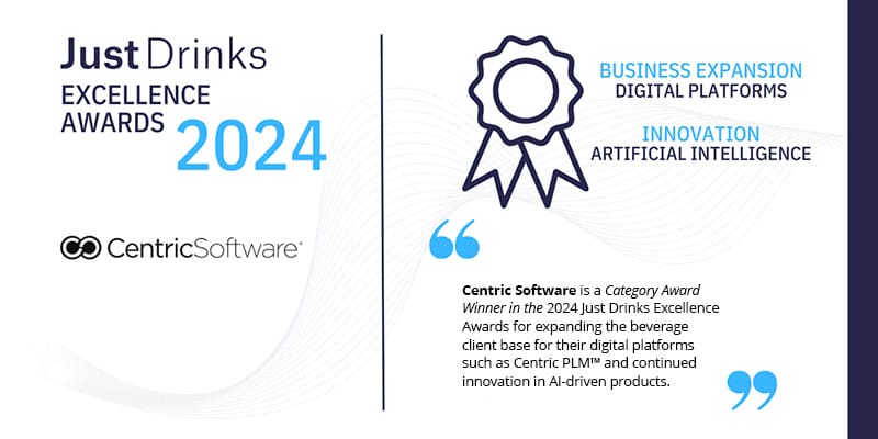 Centric Software Wins The Just Drinks Excellence Awards | Centric Software